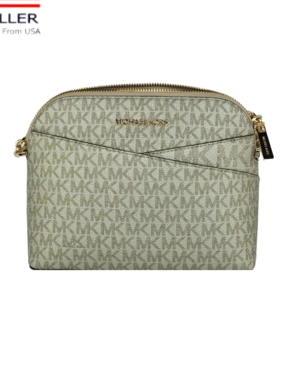 Michael Kors Jet Set Travel Dome Medium Crossbody Bag PWD Blush